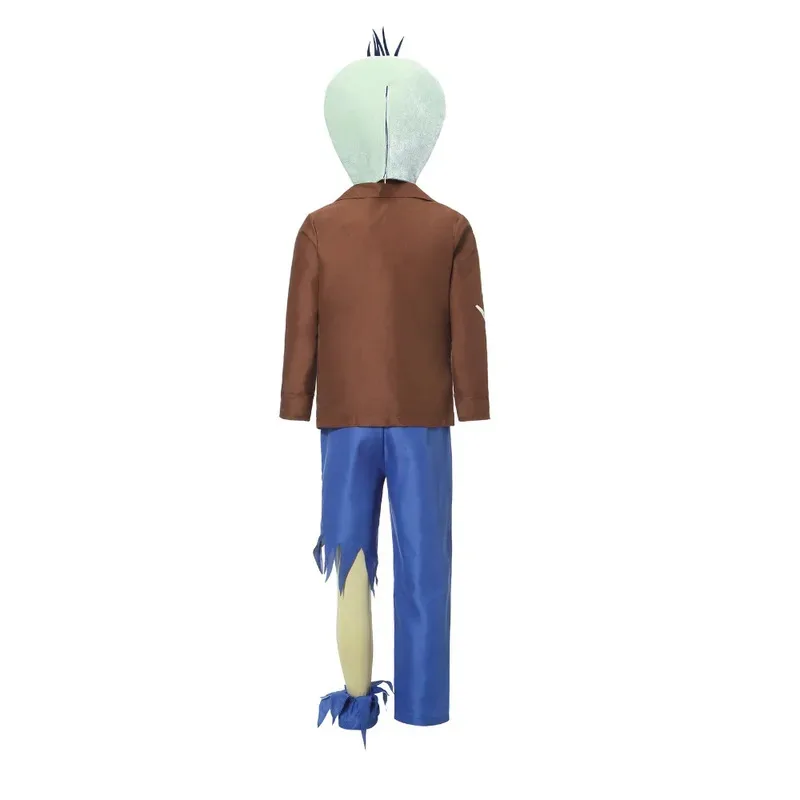 أزياء الهالوين التنكرية للبالغين والأطفال نباتات مقابل. زي أداء الزومبي كوس هدايا عيد الميلاد للبنين والبنات