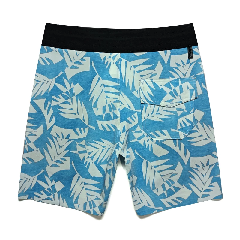 Calções de banho clássicos masculinos 4 vias estiramento à prova dwaterproof água praia curto bermuda troncos de natação de secagem rápida praia surf esportes fitness ginásio curto