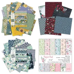 W różnym stylu 12 arkuszy Scrapbooking Pack papieru Origami papier fotograficzny w tle tworzenie kartek album do scrapbookingu DIY prace ręczne z papieru