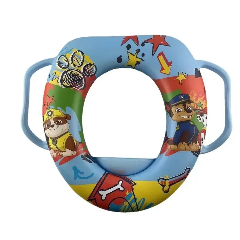 أنيمي باو باترول مقعد المرحاض للأطفال طفل تشيس سكاي قعادة مقعد طفل المحمولة المرحاض التدريب مقعد وسائد متعددة الألوان #4