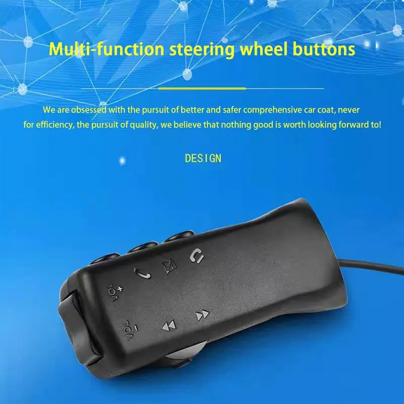 auto Multimedia Navigation Head Unit Remote Control car Steering Wheel Remote Universal Car Multi Steering Wheel Control Remote