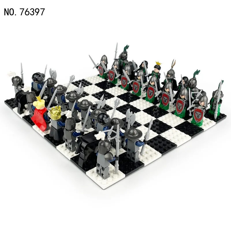 Fotografia 5: Brinquedos de Blocos de Montar Tabuleiro de Xadrez 76394 76396 76395 76397 76398