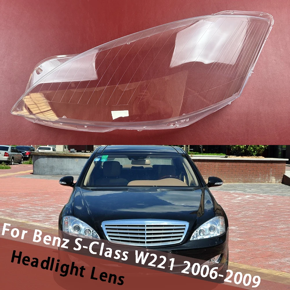 

Для Mercedes-Benz S-Class W221 S300 S350 S400 S500 S600 2006-2009 крышка фары абажур в виде линзы из плексигласа