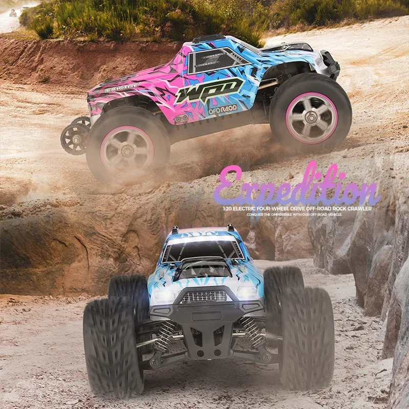 

Weili 204006 1/20 RC 4WD Full-scale Simulation Climbing Off-road Vehicle Electric Monster Truck Toy Boy Toy Gift