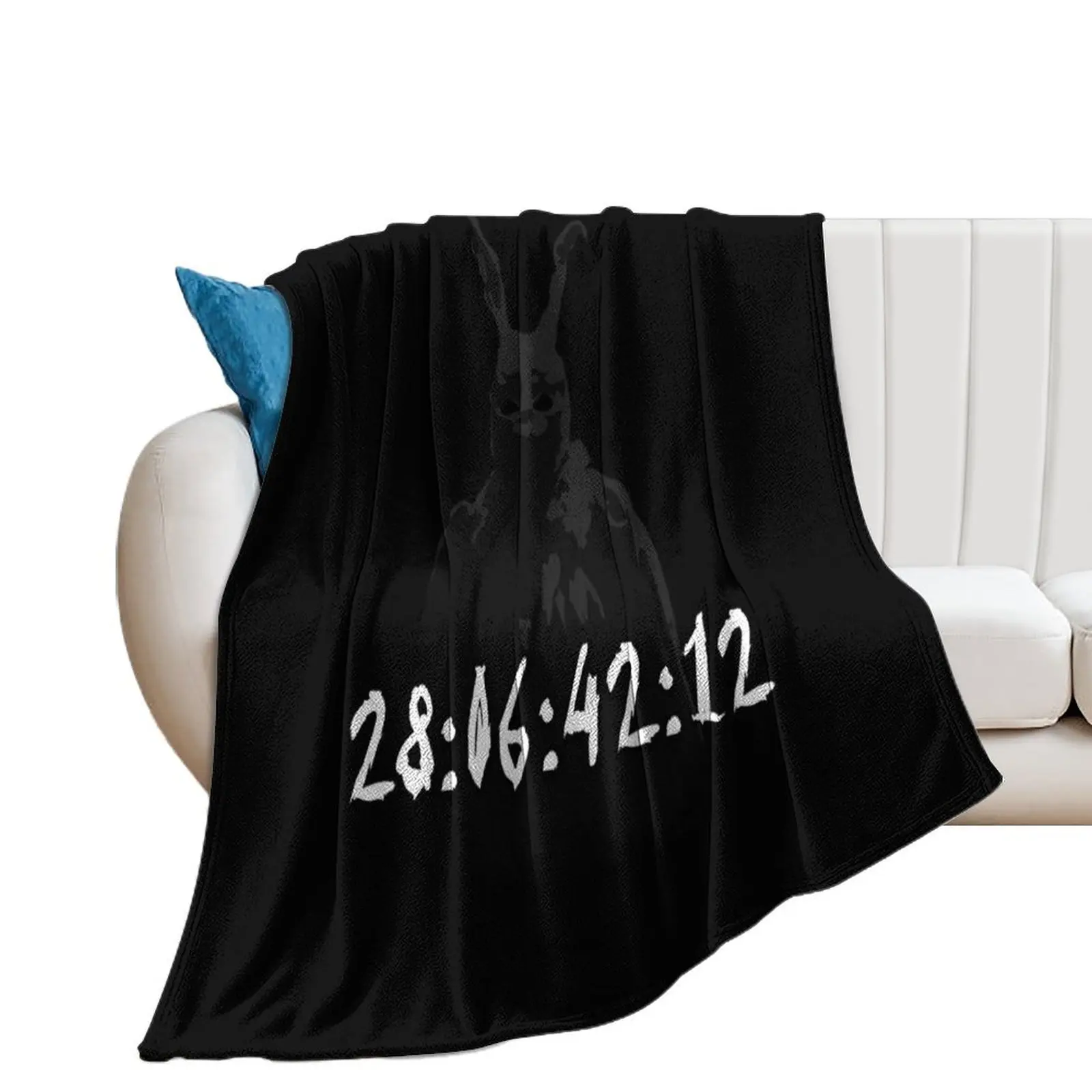 Mens Funny Countdown Donnie Darko Cool Graphic Gift Throw Blanket Plaid on the sofa Soft Beds Decorative Beds anime Blankets