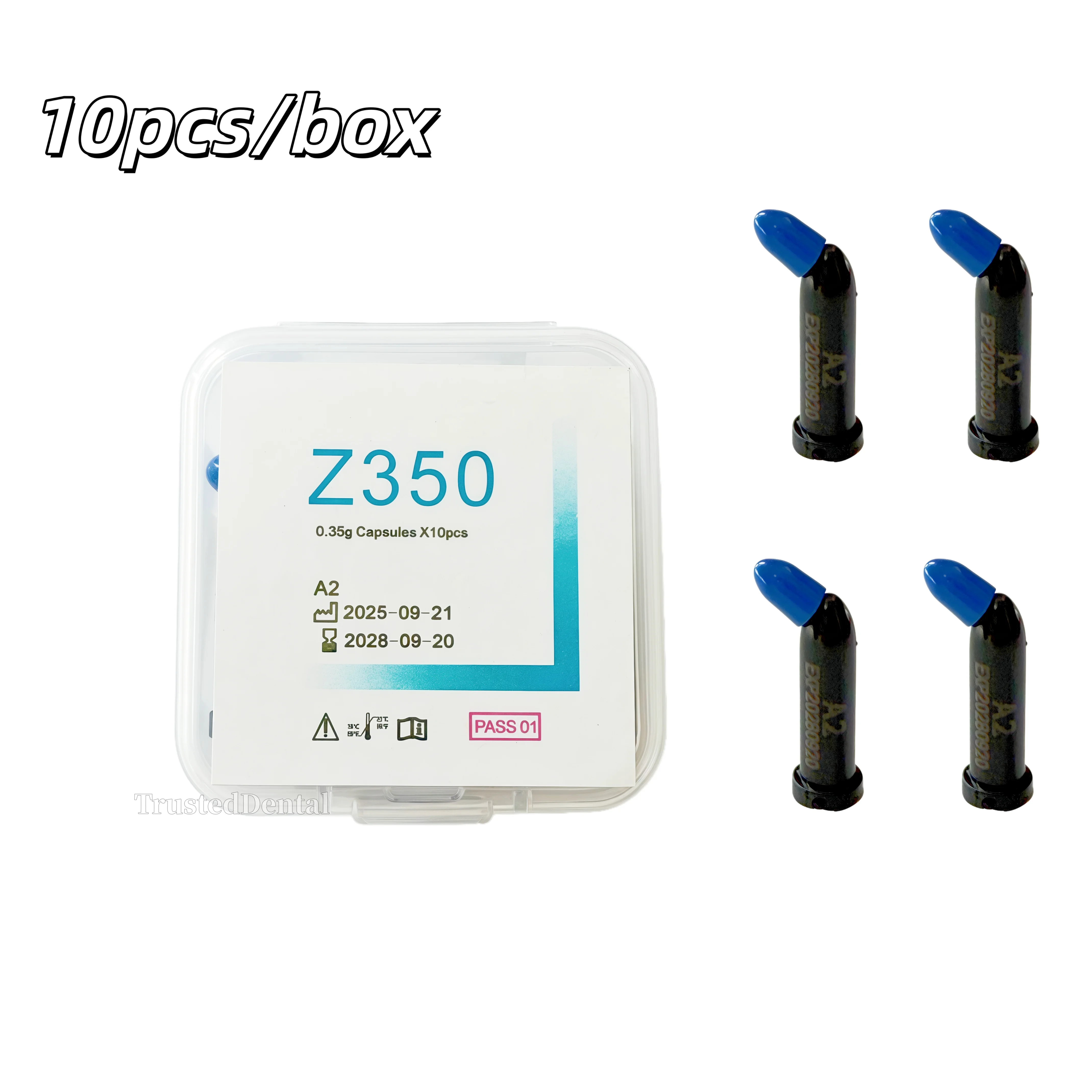 

Dental Z350 Composite Resin Universal Restorative Capsules A2 0.35g/piece