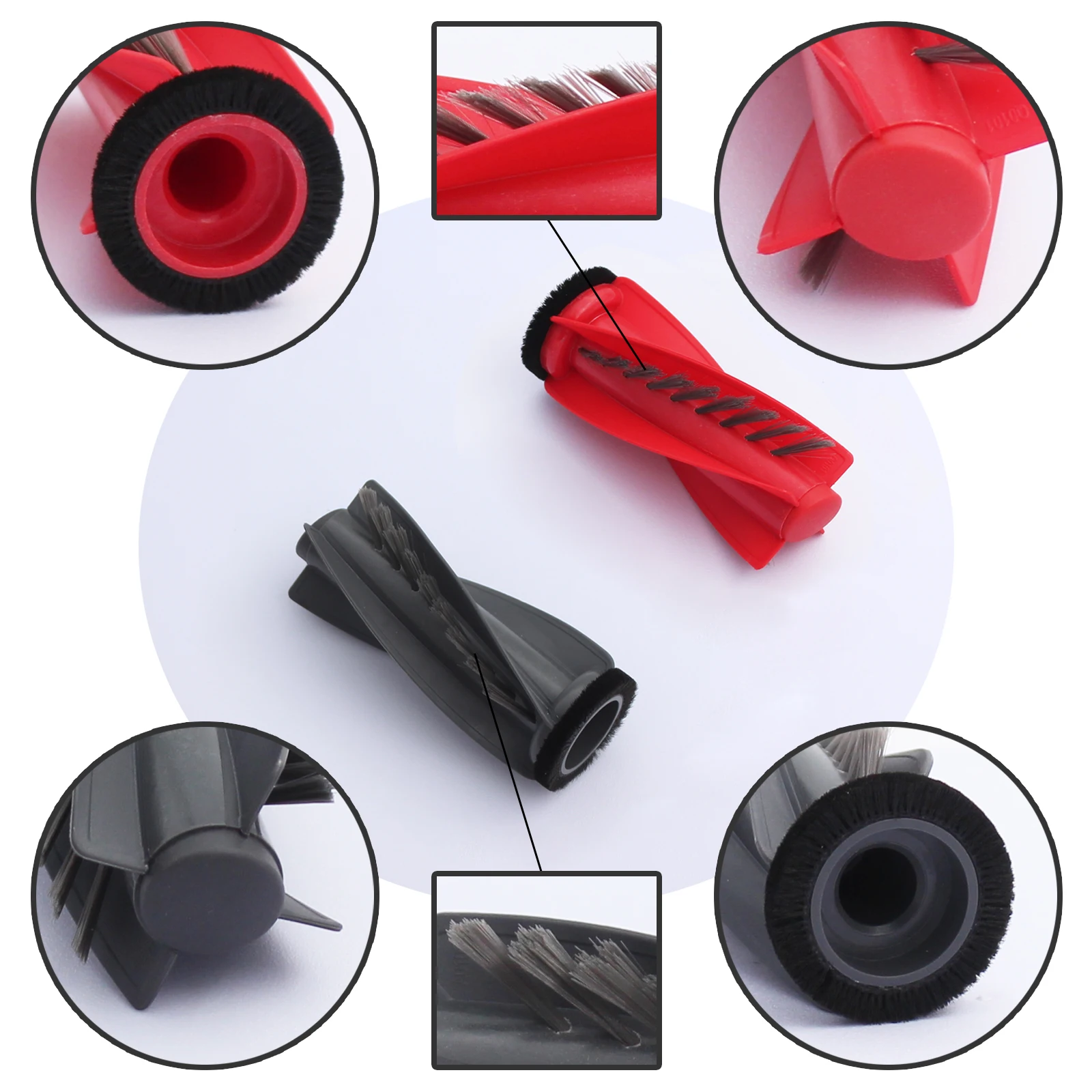 【Optional】Accessories Compatible with Roborock Qrevo Curv/P20 Pro Robot Vacuum,roller Set,Filter,Dust bag,mop cloth,Side brush