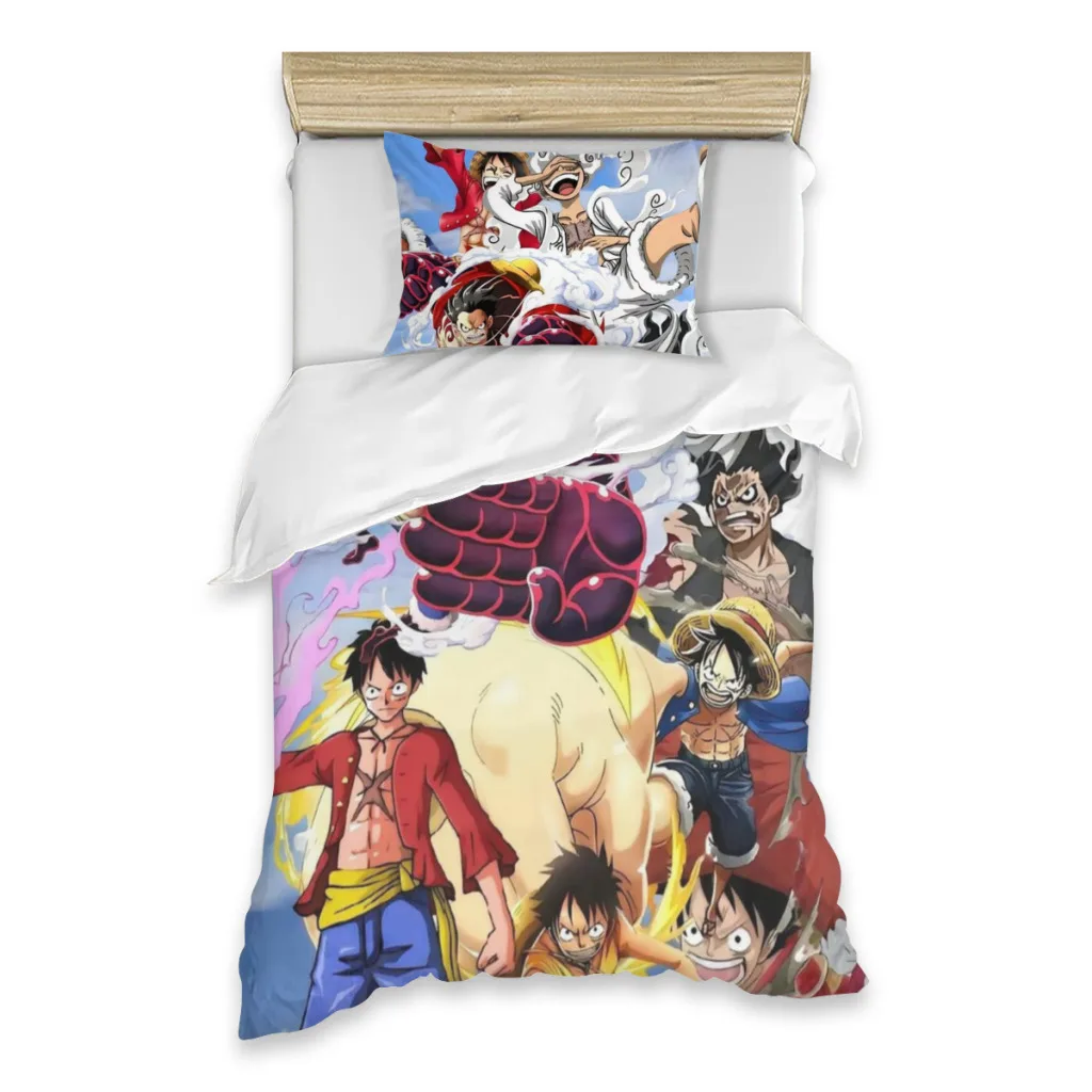 

Luffy gear 5 Bed Sheets Set Comforter Quilt Cover Duvets Single Bedding