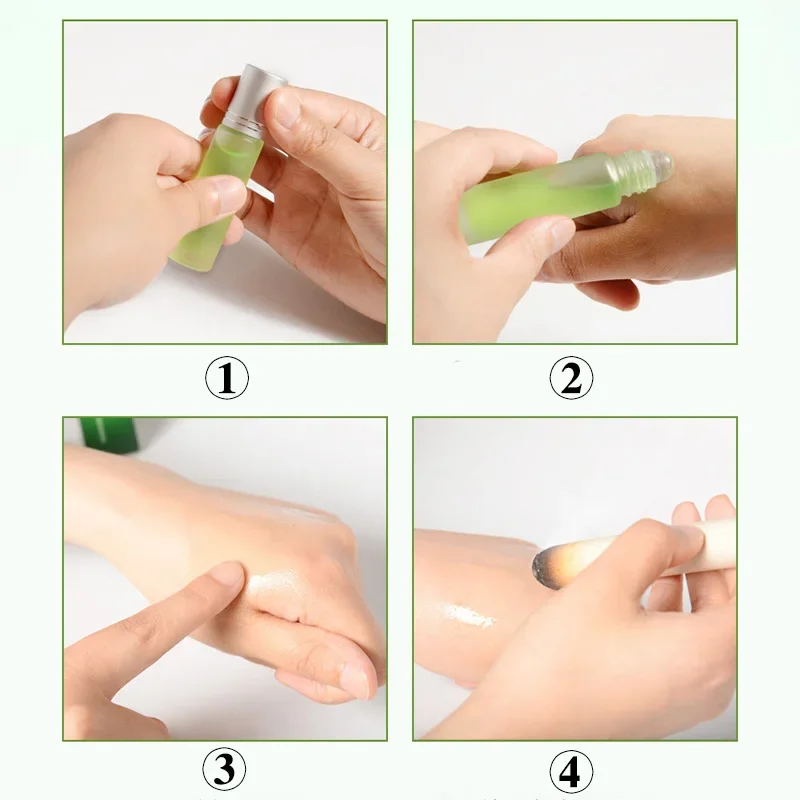 5 زجاجات زيت أساسي من خشب الشيح النقي لتدليك الكى المريح زيوت عطرية ميريديان كشط التشحيم #6