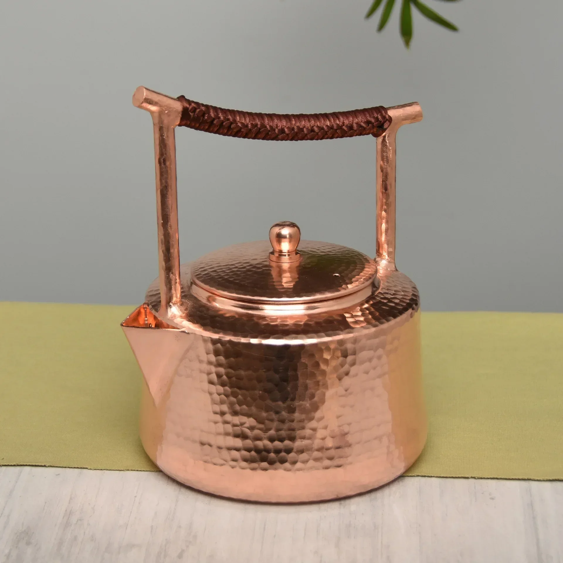 1200ml Thickened Pure Copper TeaPot Kettle Hand Made Teapot Tea Art Pot Kung Fu Tea Set Accessories