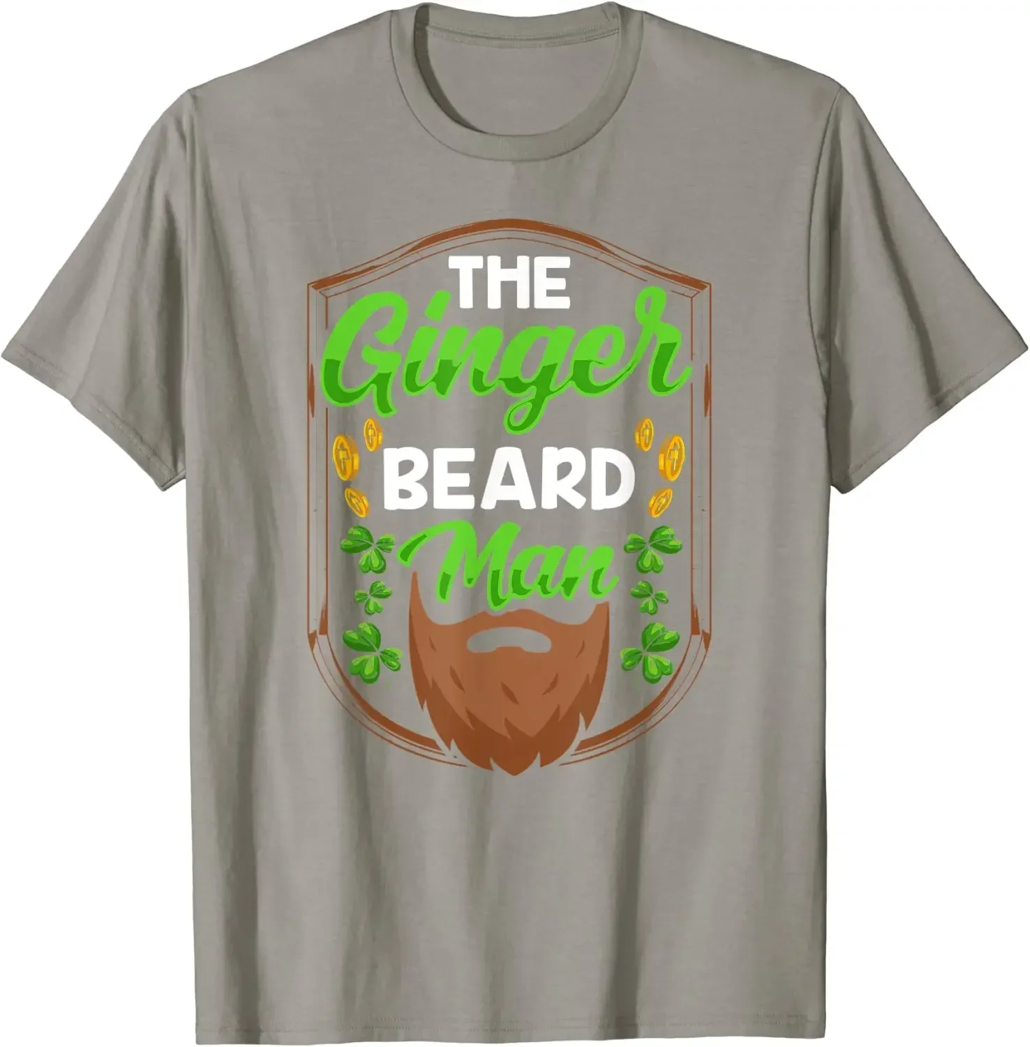 The Ginger Beard Man Irish Ireland St. Patricks Day Gaelic T-Shirt Cotton Streetwear Mens T Shirts Four Seasons Tees