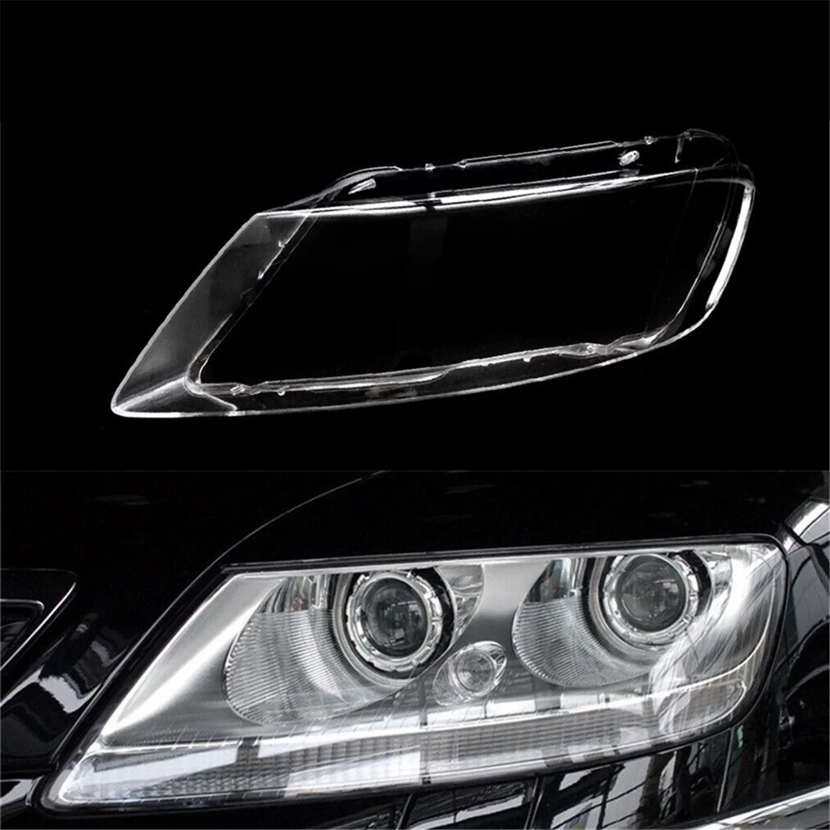 

For Volkswagen VW Phaeton 2004-2010 Head Light Lamp Plastic Cover Lampshade Headlight Shade Head Light Lamp Shell,Right