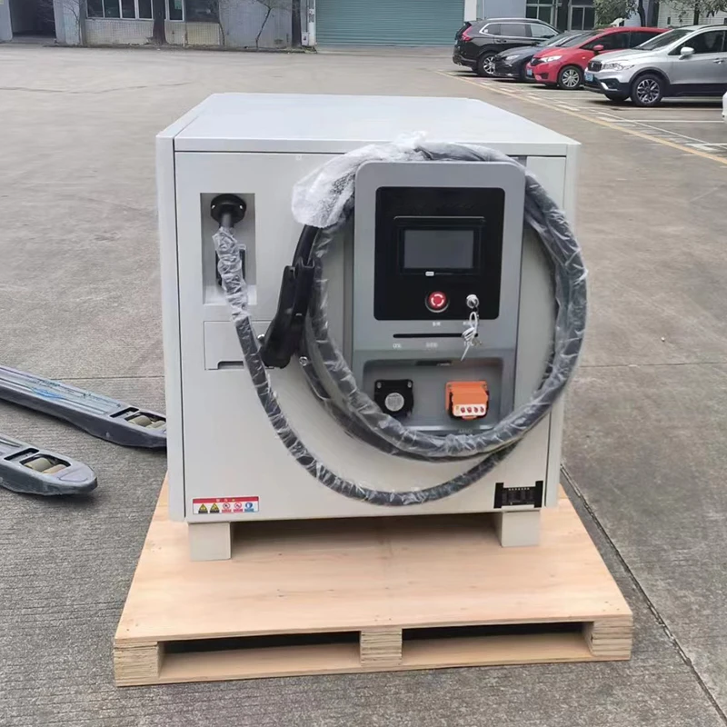 New 60kW DC Portable Fast Charging Station Floor Mounted IP54 Protection Grade Energy Storage Emergency System for Mobile EVs