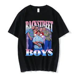 Backstreet Boys Graphic Print T-Shirt 90s Vintage Boy Band T Shirt Men's Women's Hip Hop Gothic Oversized T-Shirts Streetwear