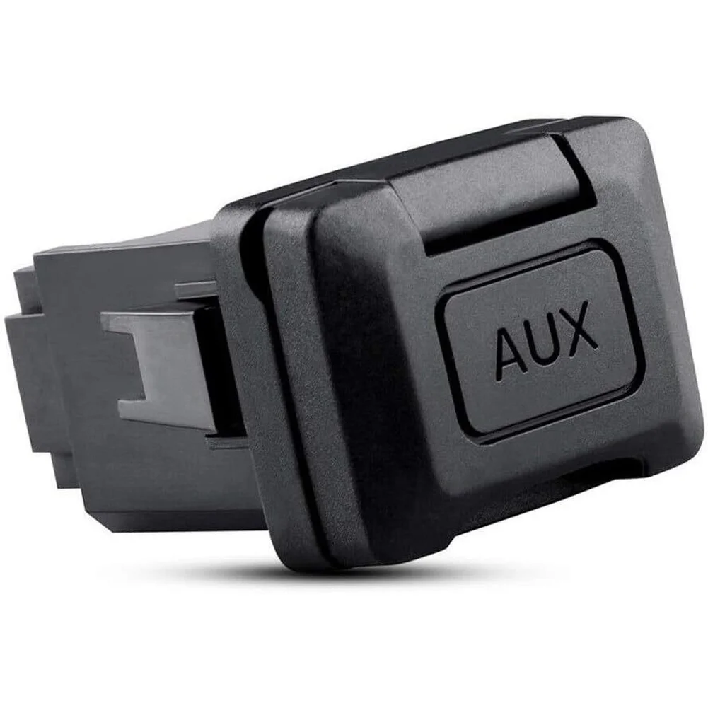Civic Audio Jack AUX Audio Interface ABS Plastic Housing 12V Power Supply Direct Replacement Stable Signal Transfer