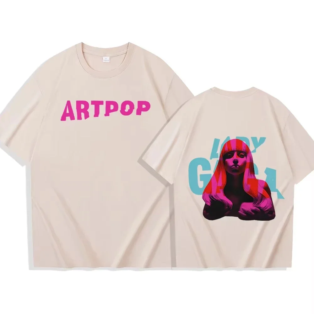 Lady Gaga The Fame Cotton T-shirt Man's and Women's Harajuku O-neck Summer Casual Print Shirt2025-06-17