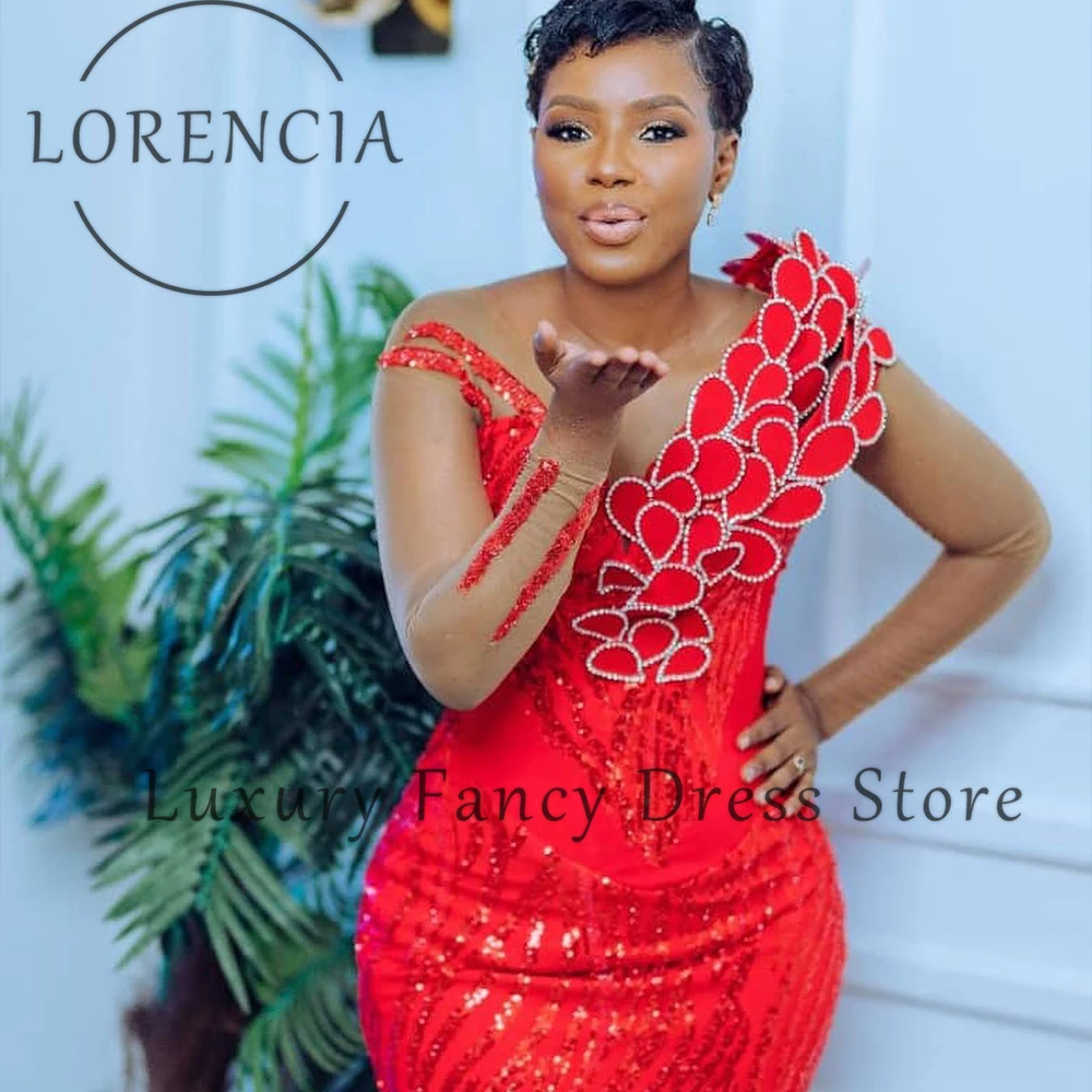 فساتين حفلة موسيقية أنيقة ترتر بأكمام طويلة Bodycon حورية البحر فساتين الحفلات المسائية للمرأة مخصصة ذيل محكمة vestido madrinha #2