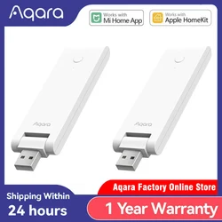 Novo aqara e1 zigbee hub usb inteligente gateway aqara hub sem fio zigbee conectar remoto para xiaomi mihome para apple homekit