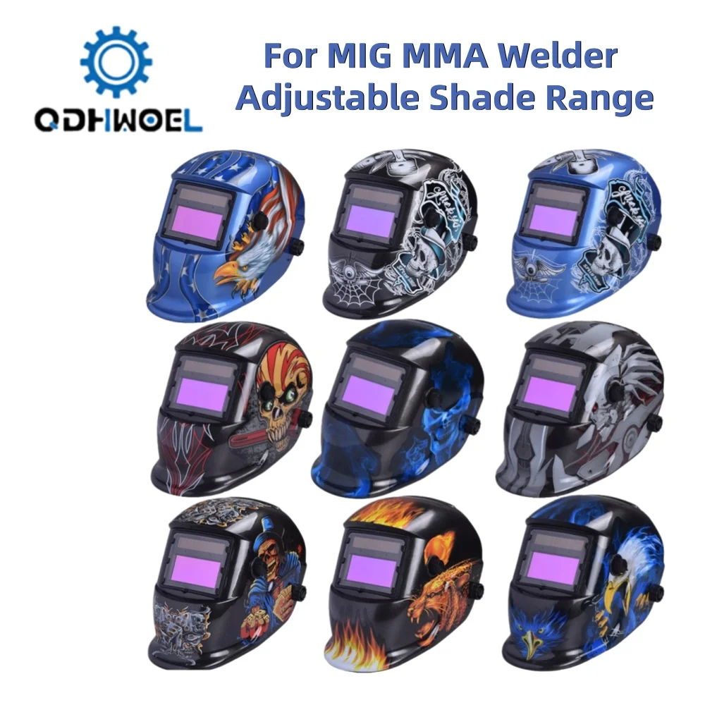 QDHWOEL Automatic Dimming Adjustable Welding Mask Lens For MIG MMA Welding Machine