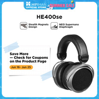 HIFIMAN HE400SE Stealth Magnets Over-Ear Open-Back Full-Size Planar Magnetic Wired Headphones