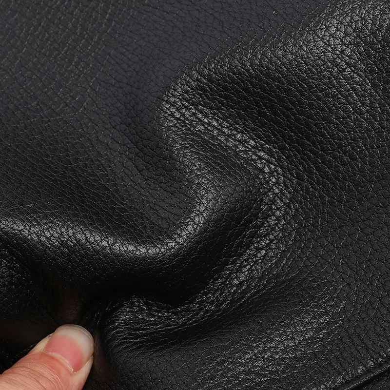 Bolsa de couro macio para negócios, moda de camada superior de couro macio, mensageiro genuíno, marca de luxo, bolsa de mão de couro leve e luxuosa
