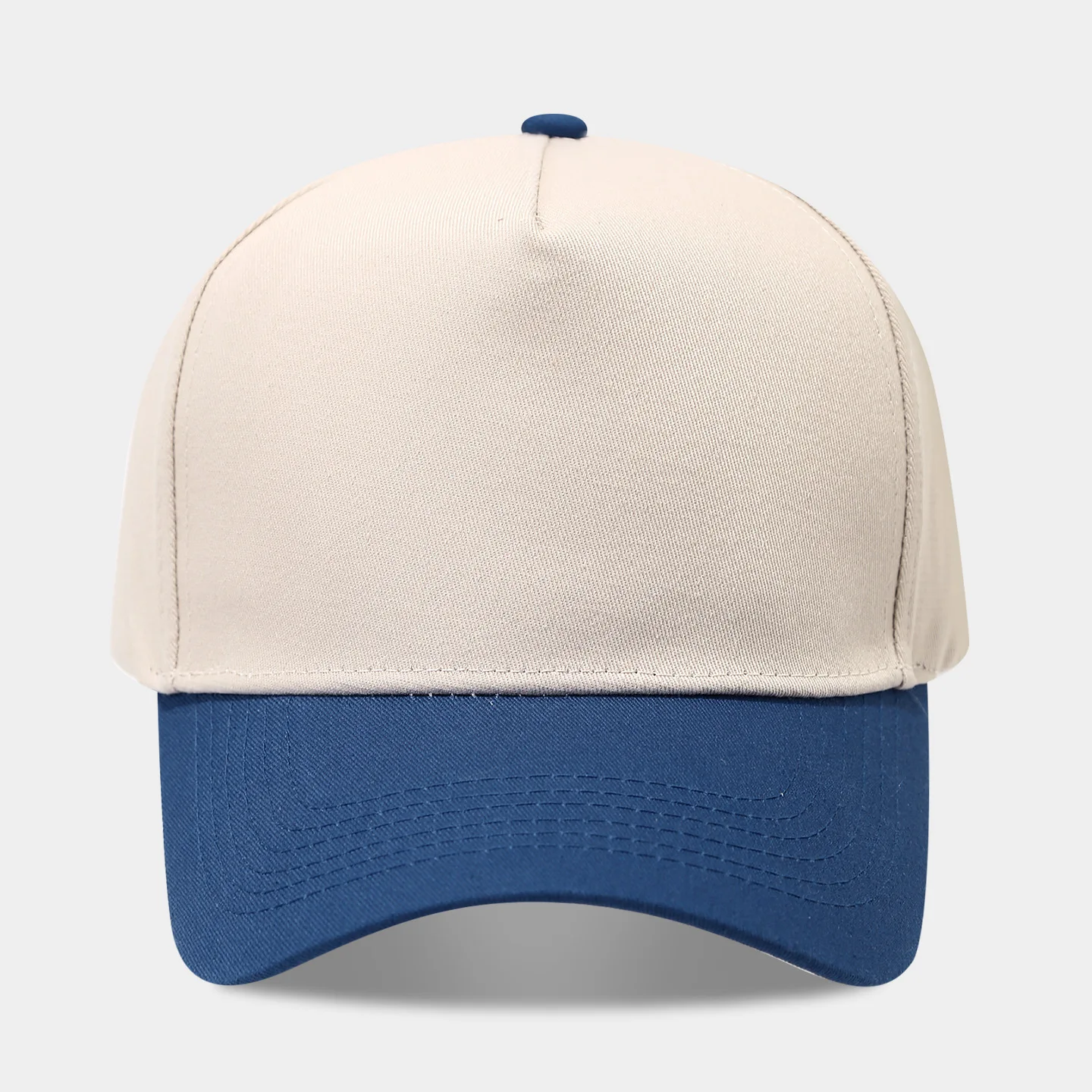 Neue farbblockierte Fünf-Panel-Baseballkappe für Damen, modischer und lässiger Sonnenhut für Herren, LKW-Fahrer-Kappe, trendig und vielseitig – Detail 17