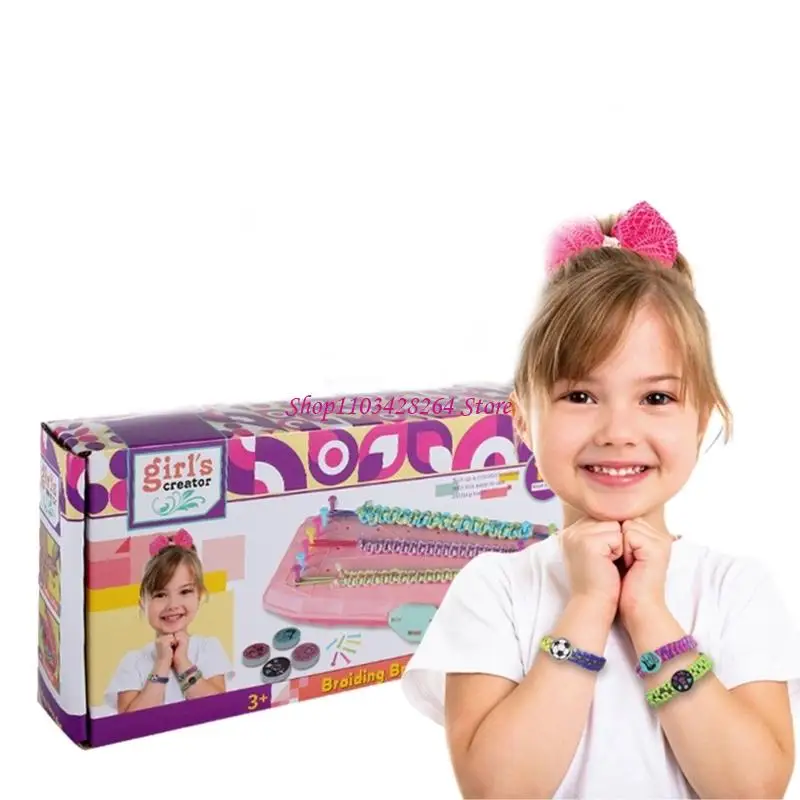  DIY Bracelet Making Kits for Kids Educational Craft Toy with Colorful Strings