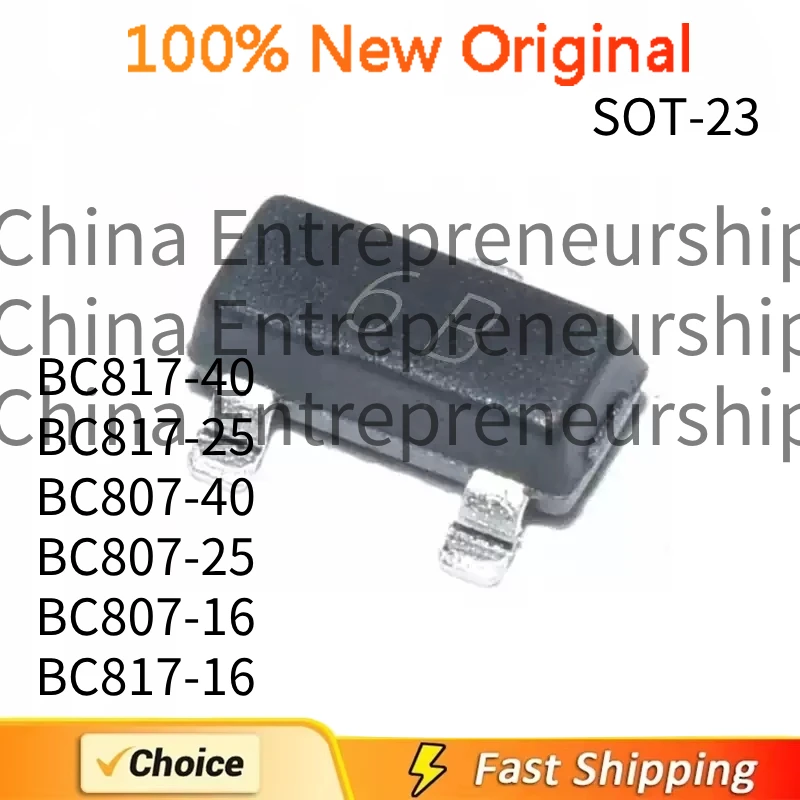 100 PCS SOT-23 SOT-23-3 BC817-40 BC817-25 BC807-40 BC807-25 BC807-16 BC817-16 100%Quality Original/Quick delivery