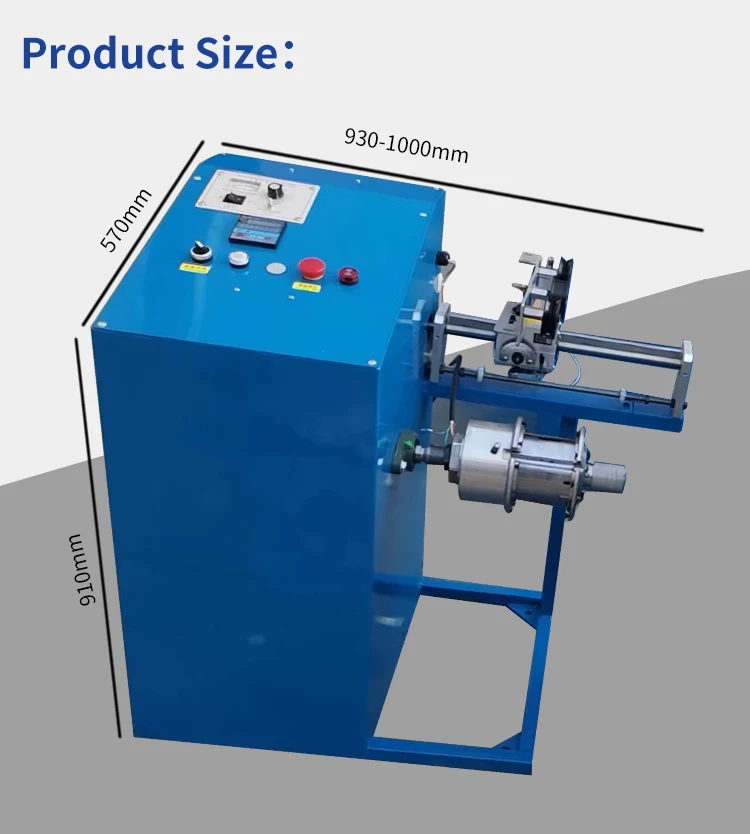 FEP PVC Tube Coiling Fiber Optic Winder  Lite Duty Coiling Machine Stable Power Cable Machine Coiler-uncoiler