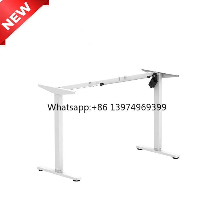 Modern Ergonomic Electric Sit Stand Desk Single Powerful Brushless Motor Intelligent Lifting Height-Adjustable Desk Frame
