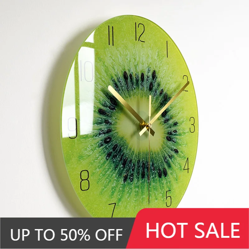 Bedroom Glass Wall Clock Nordic Large Modern Kitchen Wall Clocks Thick Watches Novelty Living Room Watch Home Decor