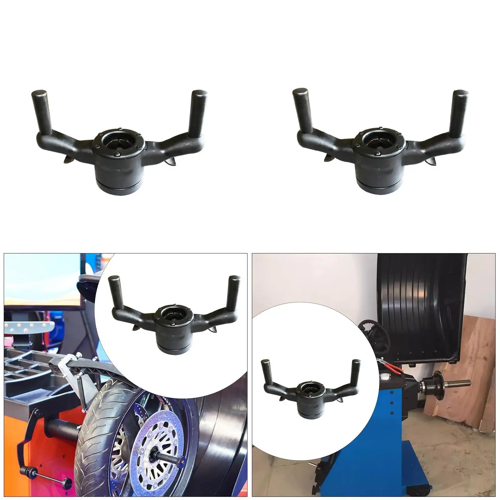 

Tire Wheel Balancer Hub Wing Clamping Nut Tyre Changer Tool Professional Lightweight Sturdy Accessories Black Car Repair Tool