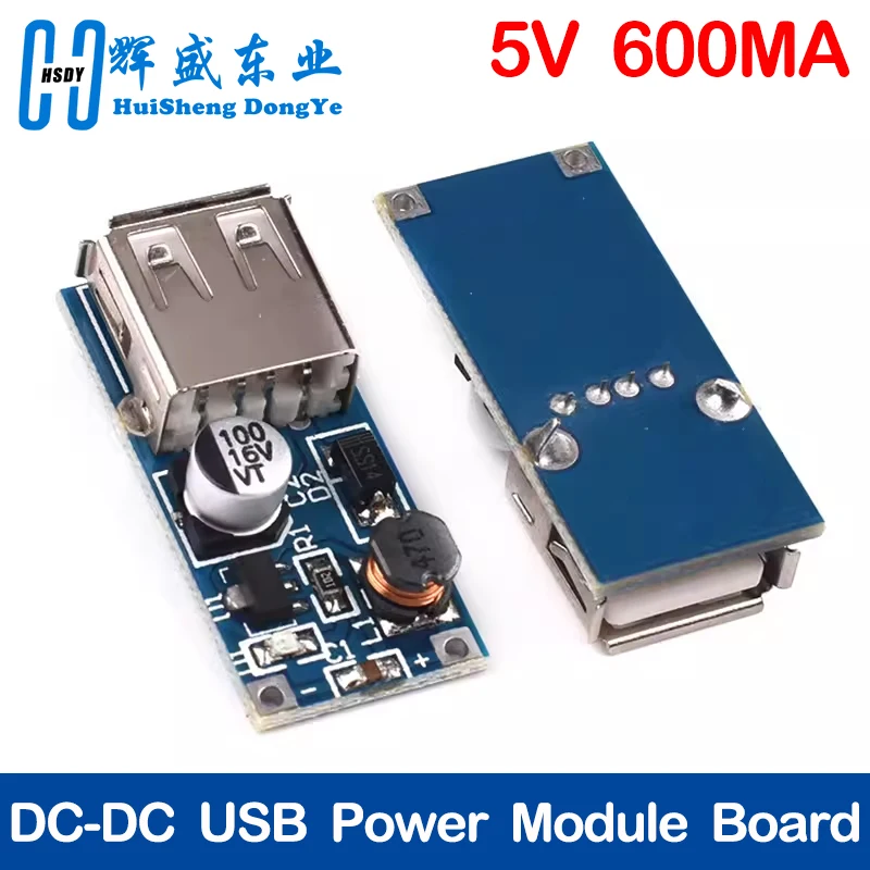 DC-DC USB-Ausgangsladegerät Step-Up Power Boost Modul 0,9 V ~ 5 V bis 5 V 600 mA USB Mobile Power Boost Board