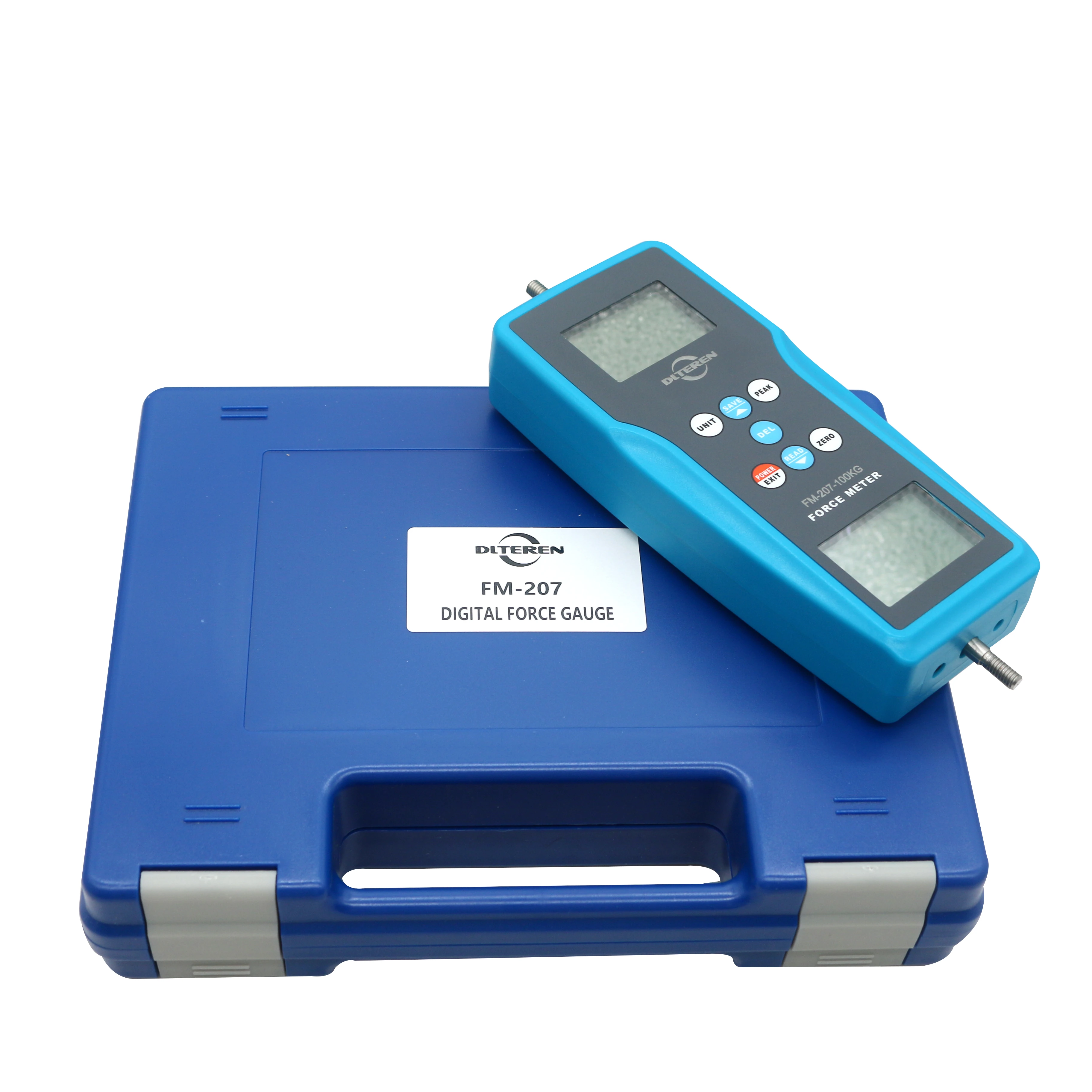 2026 FM-207 Digital Force Meter Gauge Pull & Push Magnitude Test Tester N / kg / lb / g Measurement for Manufacturing