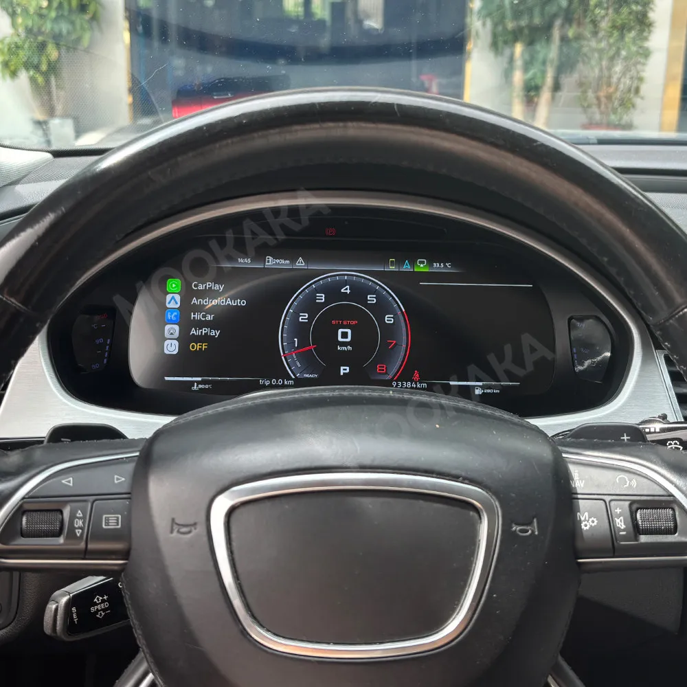 LCD Digital Cluster Virtual Cockpit For Audi A8 D4 2011‑2017 Instrument Speedometer Dashboard Screen Plug And Play Car Parts
