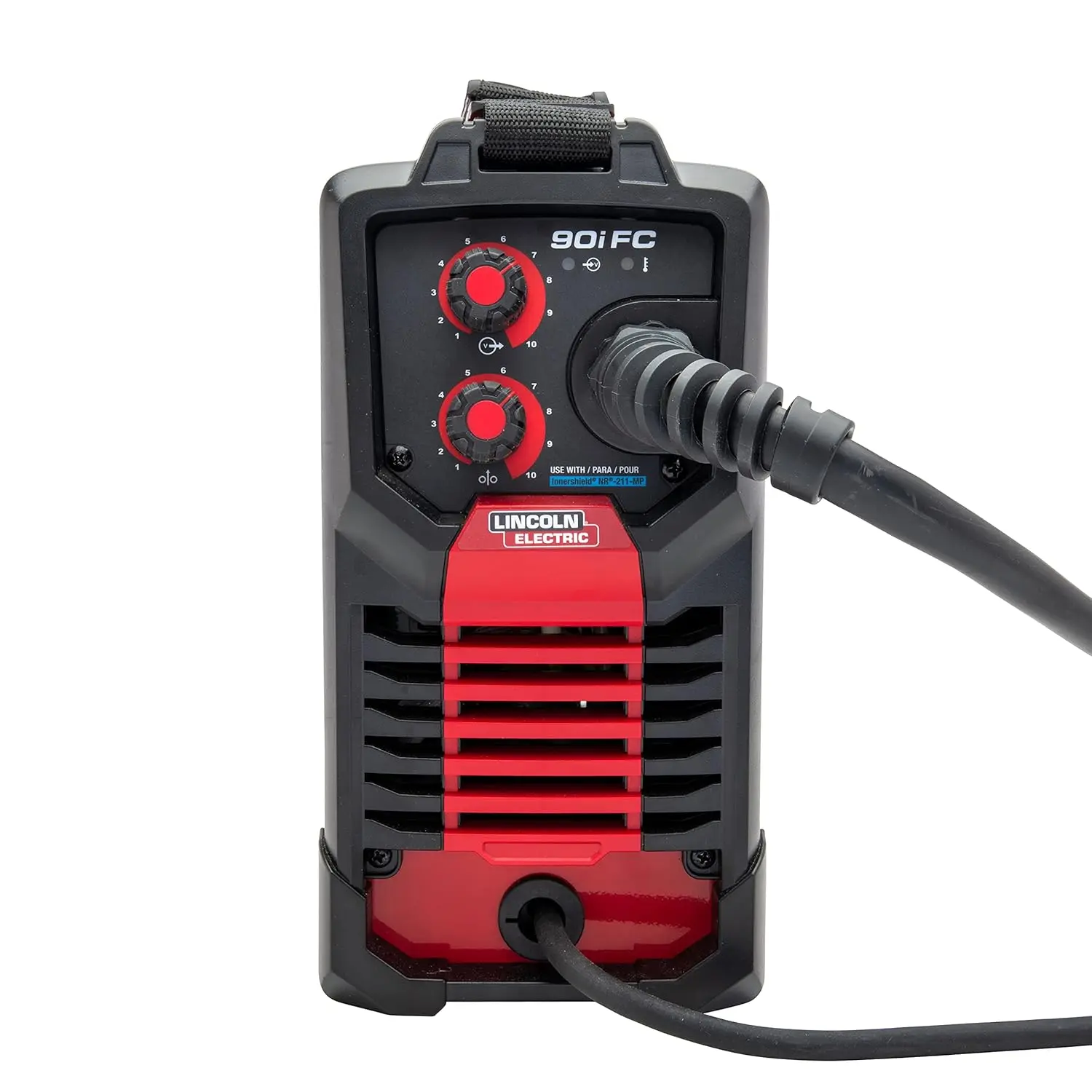 Lincoln Electric 90i FC Flux Core Wire Feed Weld-PAK Welder, 120V Welding Machine, Portable w/Shoulder Strap, Metal Case