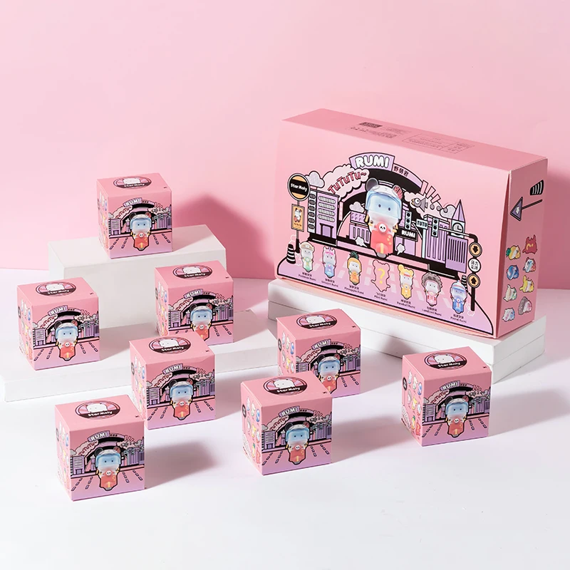 Mengli Planet TUTU-caja ciega para coche, accesorios bonitos, adorno de escritorio Tuk Tuk, regalo de figura