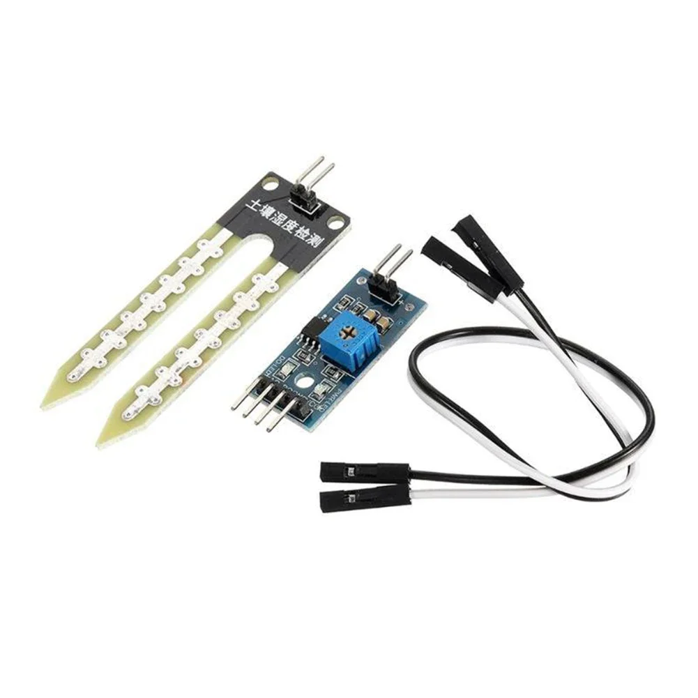 DIY Automatic Irrigation Module Kit Automatic Water Pumping Soil Moisture Sensor Mini Water Pump with 50cm Hose for Arduino