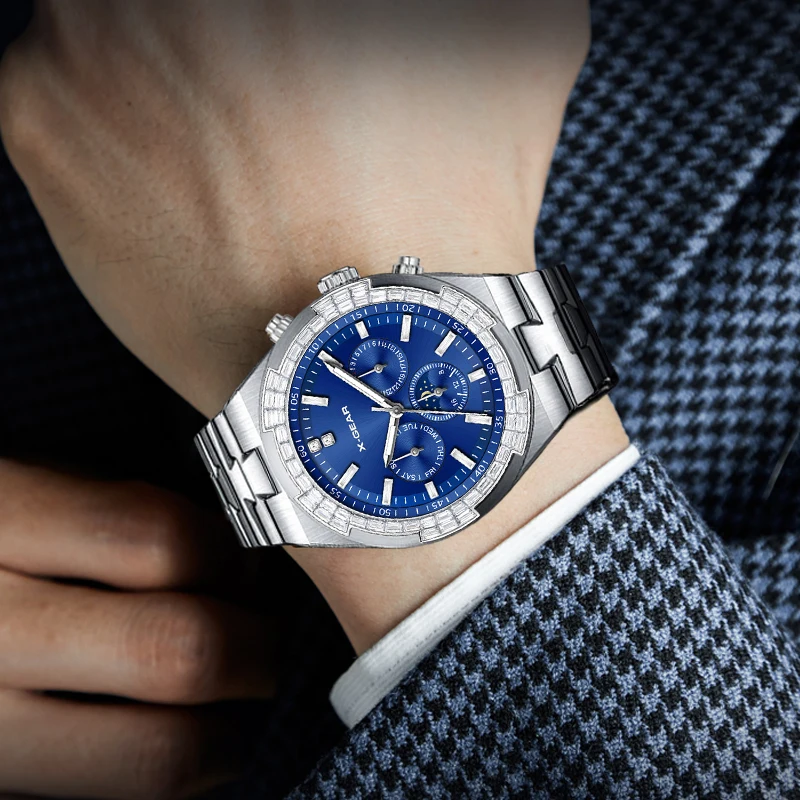 luxury-men's-multifunctional-mechanical-watch-stainless-steel-strap-waterproof-luminous-date-display