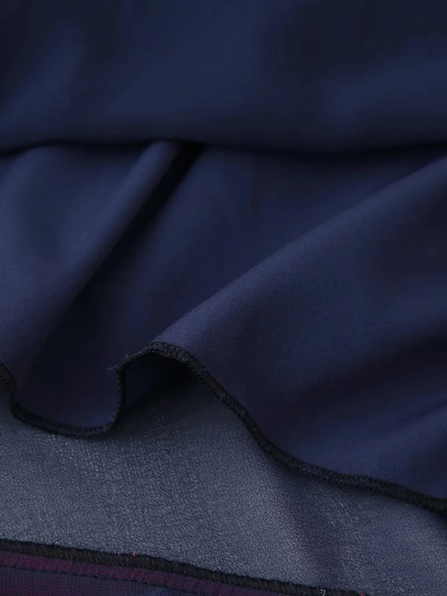 TWOTWINSTYLE – robe de soirée élégante en maille transparente épissée pour femmes, col rond, sans manches, taille haute, couleur amincissante