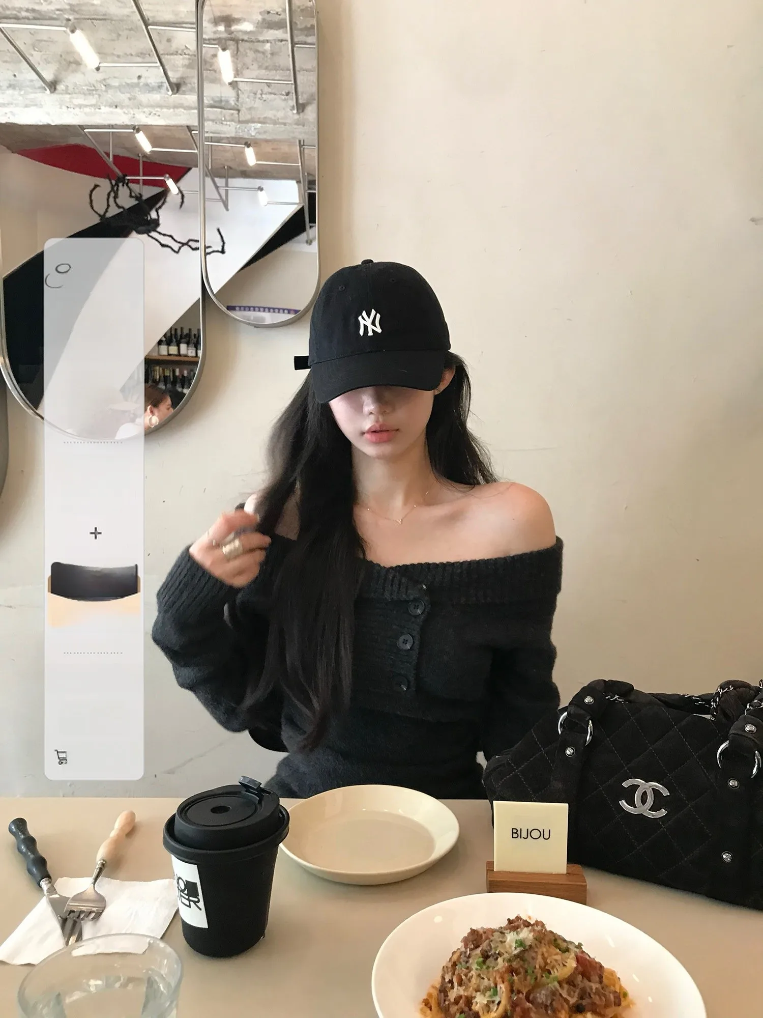 

eepland High nce Sister Korean Sle Wool Knitted One-oulder Sweater Spring Spicy Girl oulder Exposure Top