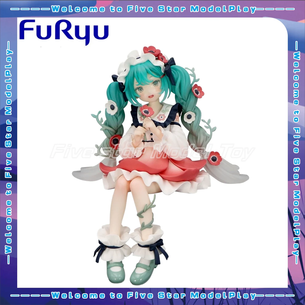 【在庫あり】オリジナル-furyu-初音ミク-ヌードルストッパー-花の妖精-フィギュア-アニメ-モデル-おもちゃ-ギフト