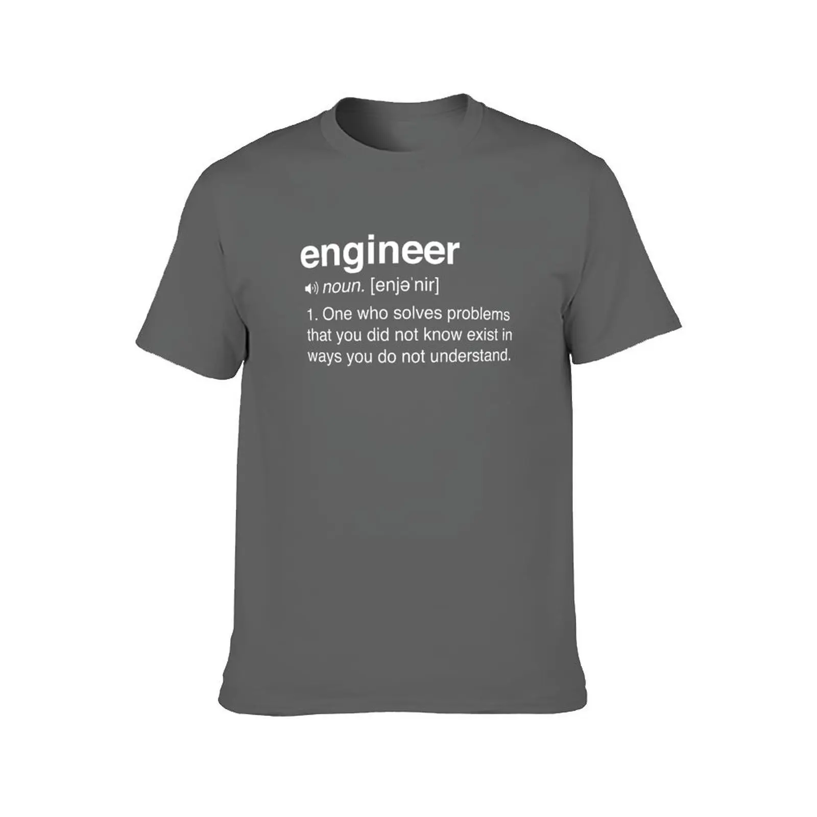 Funny Engineer Definition T-Shirt T-shirts oversize Aesthetic clothing luxury t-shirt mens shirts graphic tee