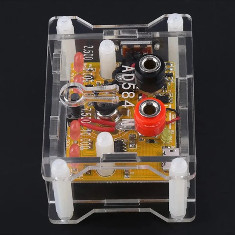 Modulo di riferimento ad alta precisione AD584KH con alloggiamento trasparente modulo di riferimento di tensione a 4 canali 2.5V/7.5V/5V/10V durevole