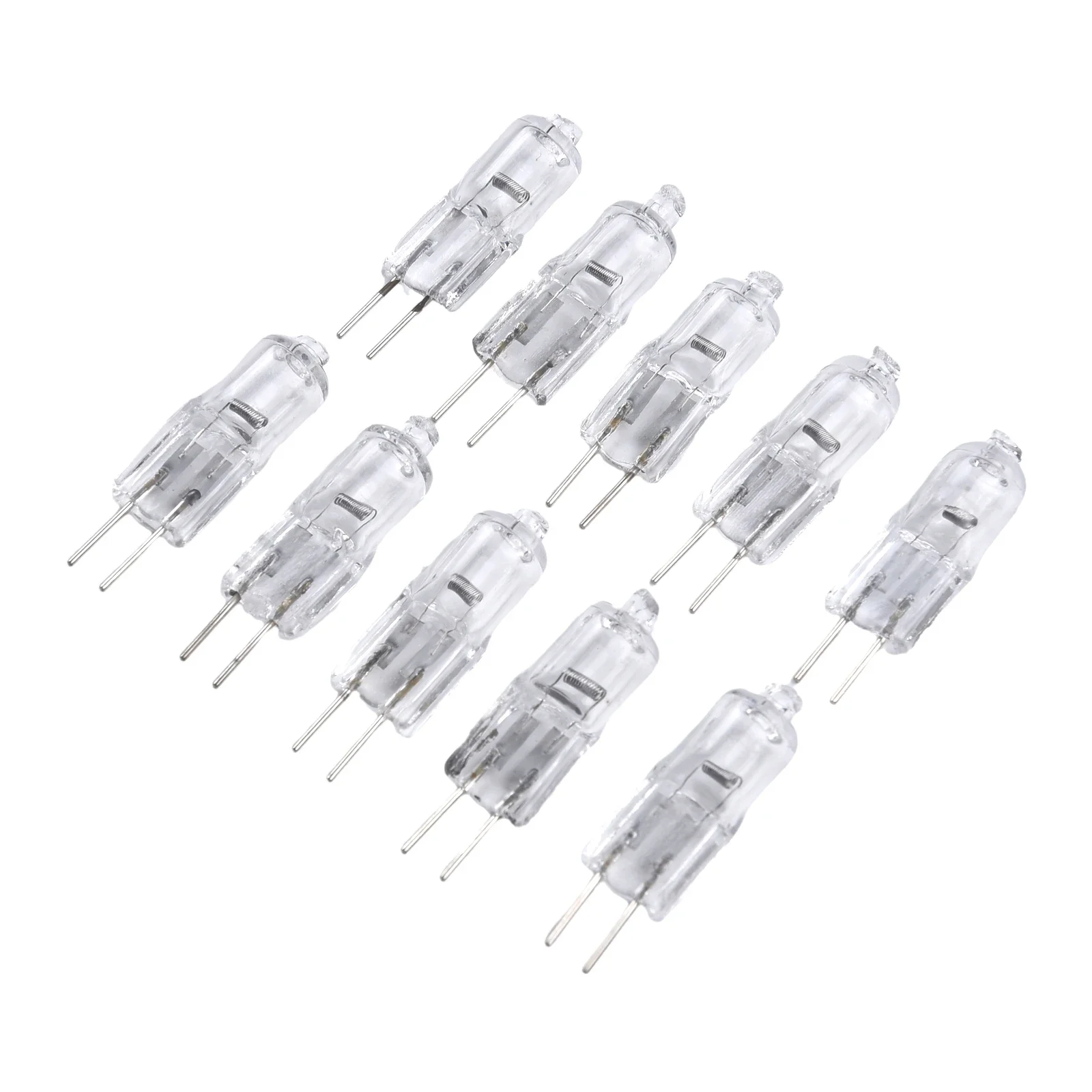 10Pcs G4 12V 5W/10W/20W/30W/50W Halogen Lamp 2 Pin Light Bulb Lamp 2900K For Fragrance Light Ceiling Lamp Desk Light WHOLESALE