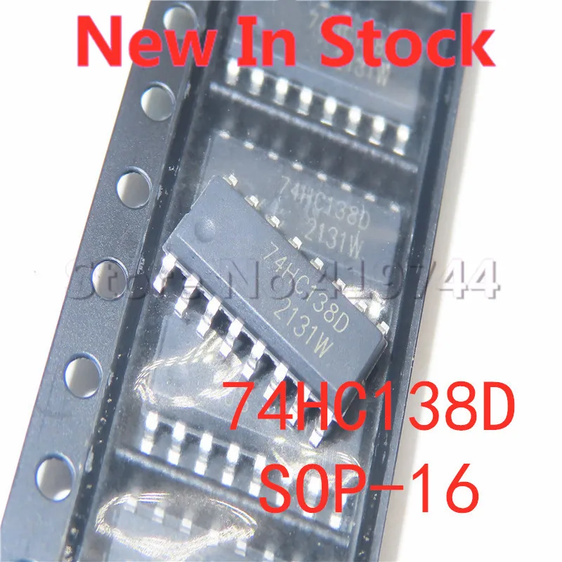 10PCS/LOT 74HC138 74HC138D SMD SOP-16 38 decoder/decoder In Stock NEW original IC