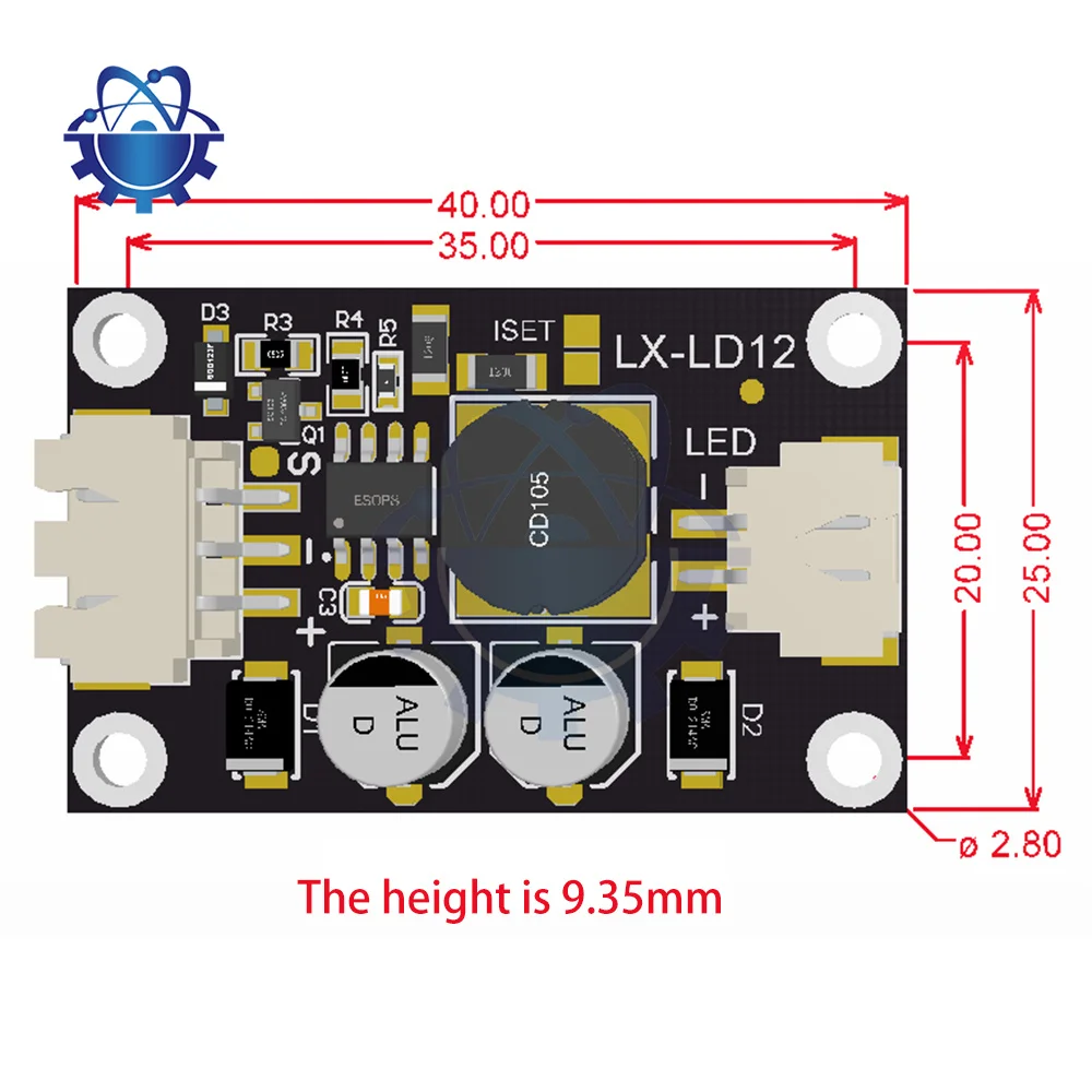 New DC-DC Boost High-Power DC 10V-100V LED Driver Transformer Drivers Module Constant Current Module Control Board For LED Light