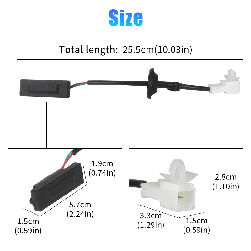 Car Rear Trunk Lock Boot Release Handle Switch Tailgate Switch Button For Hyundai i10 2nd Generation 2013-2020 Parts 81260-B4000