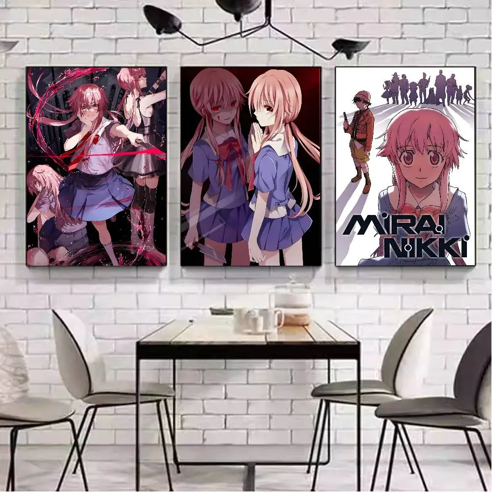 أنيمي الكرتون M-ميراي نيكي المشارك الفن مع المطبوعات غرفة نوم المنزل غرفة المعيشة الديكور هدية #6
