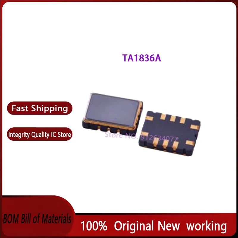 10PCS TA1836A code 1836 brand new genuine 174MHz packaging SMD filter in stock